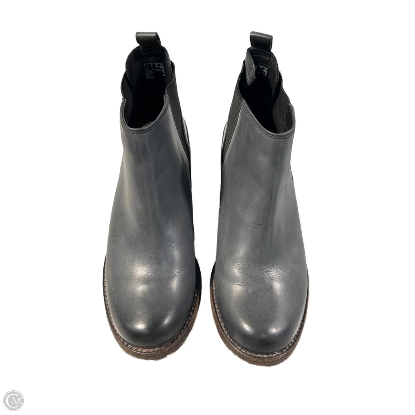 Boots Ankle Flats By Clarks In Grey, Size: 9