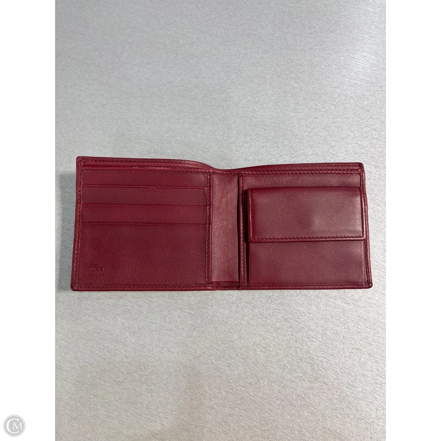 Wallet Luxury Designer By Gucci, Size: Small