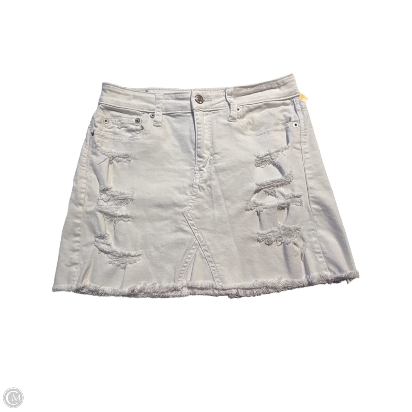 Skirt Mini & Short By American Eagle In White, Size: 4