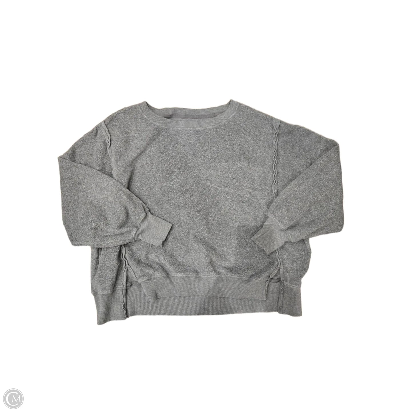 Sweatshirt Crewneck By American Eagle In Grey, Size: Xs