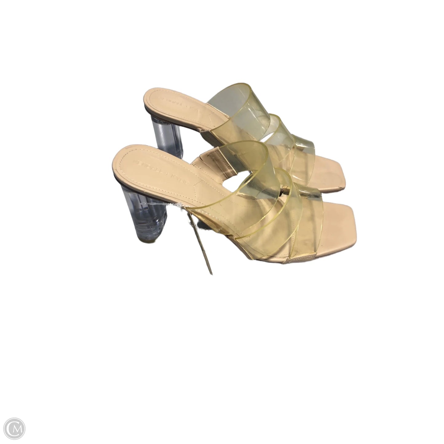 Shoes Heels Block By Cmb In Clear, Size: 8