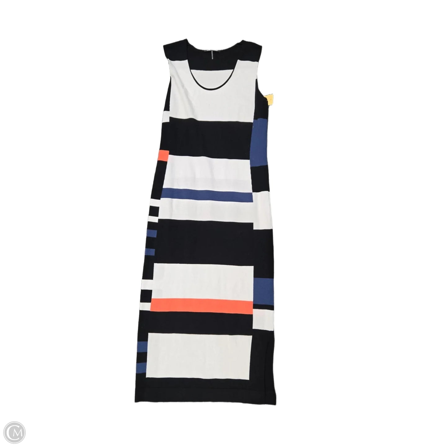 Dress Casual Maxi By Cmb In Black & White, Size: M