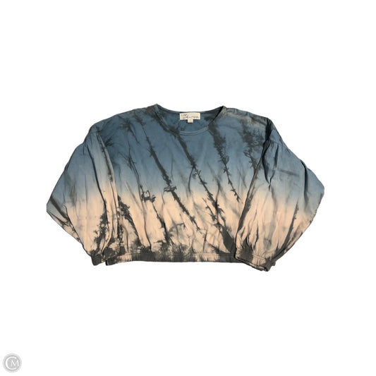 Top Long Sleeve By Vintage Havana In Tie Dye Print, Size: L