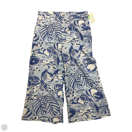 Pants Linen By Cme In Blue, Size: M