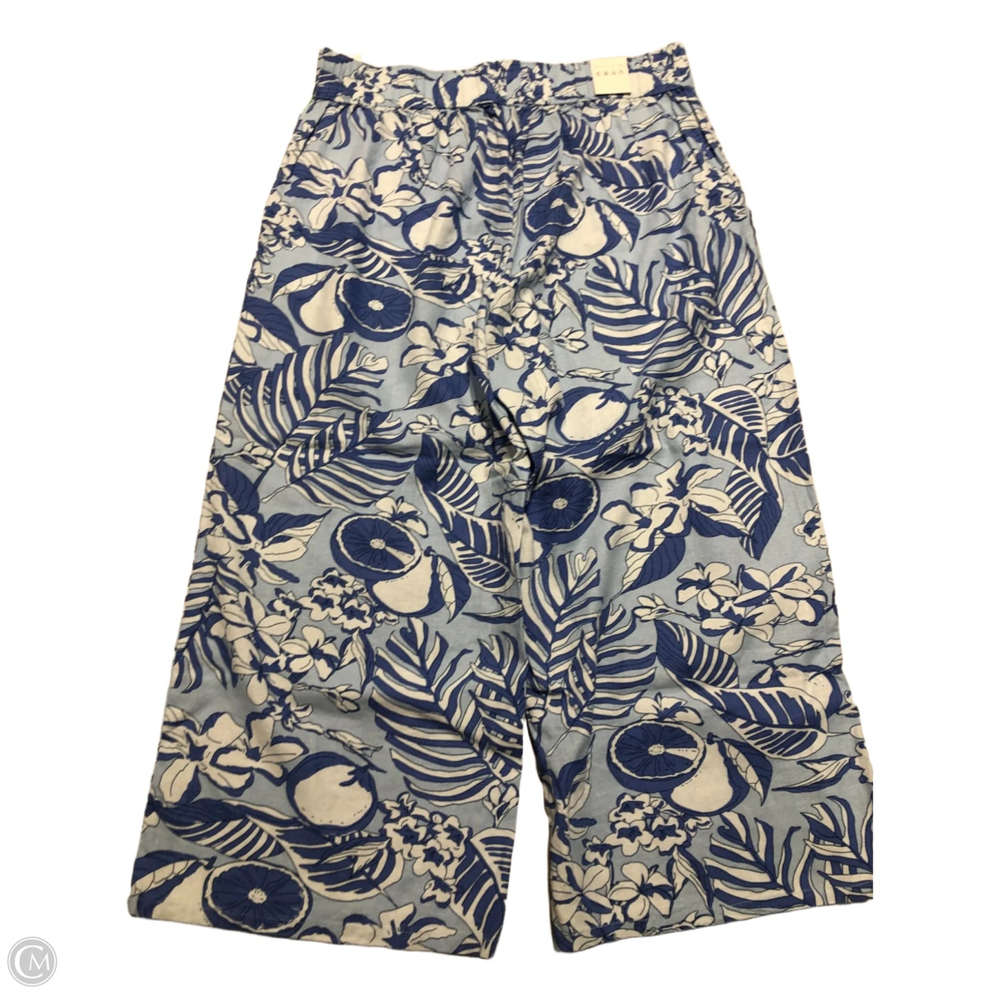 Pants Linen By Cme In Blue, Size: M