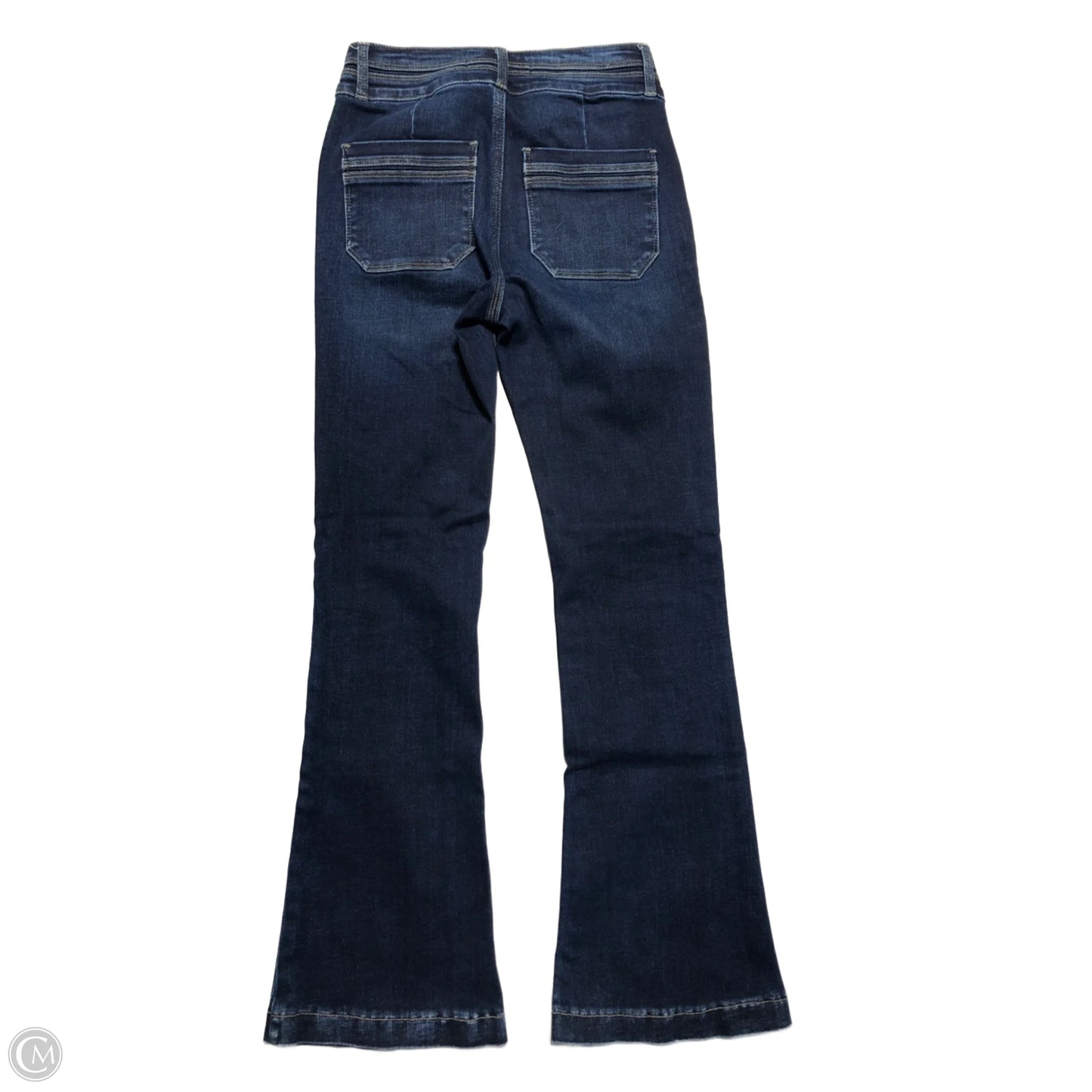Jeans Flared By Kancan In Blue Denim, Size: 30