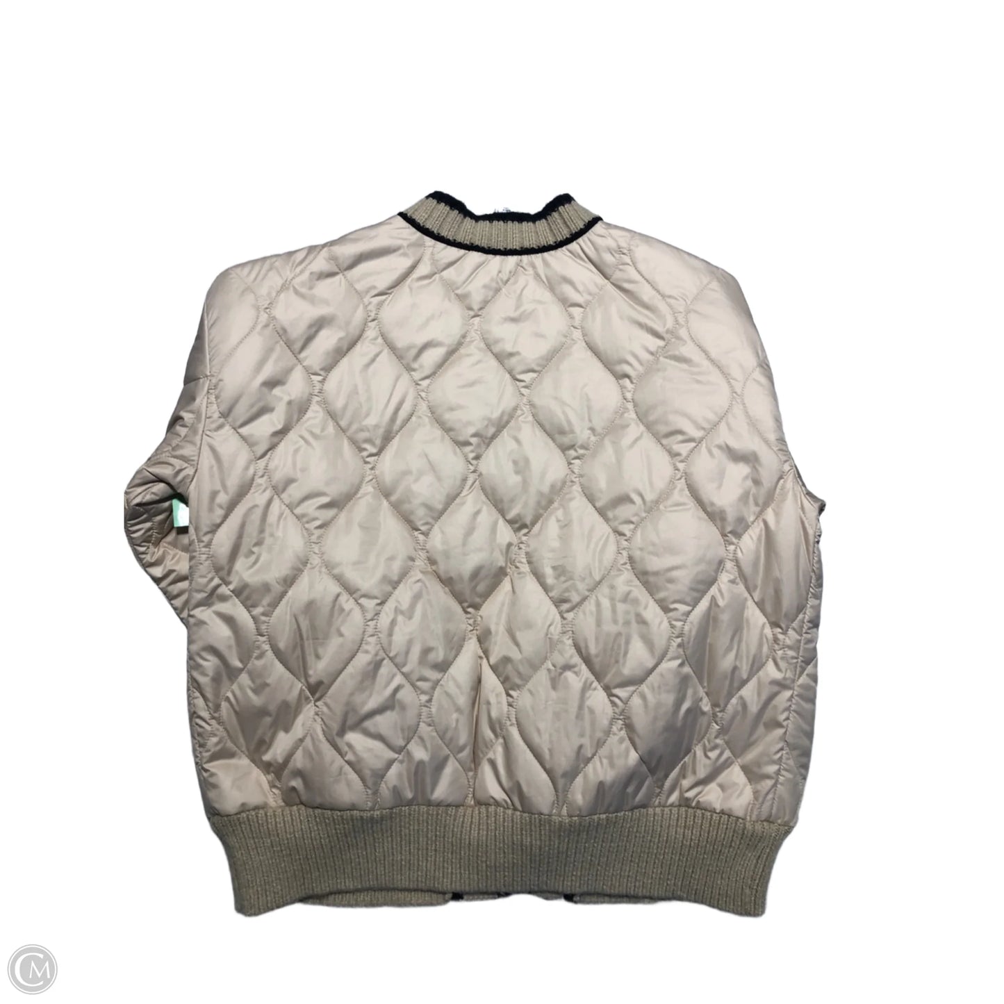 Jacket Puffer & Quilted By Tribal In Cream, Size: S
