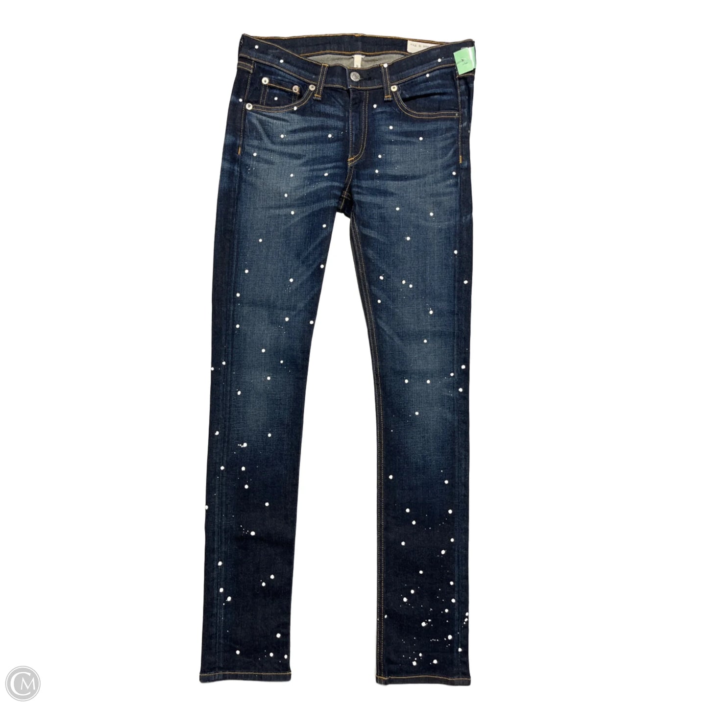 Jeans Skinny By Rag & Bones Jeans In Blue Denim, Size: 6