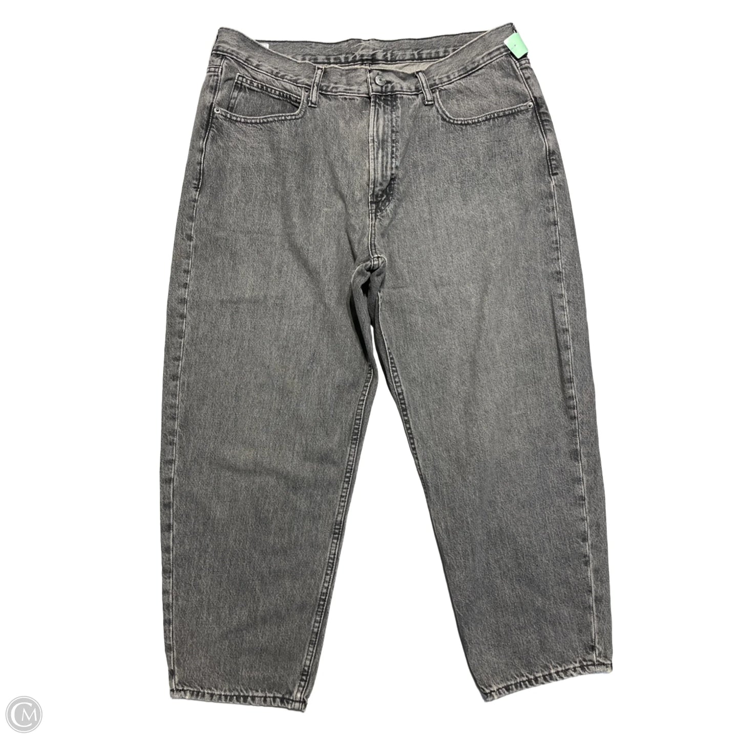 Jeans Straight By Gap In Black, Size: 16
