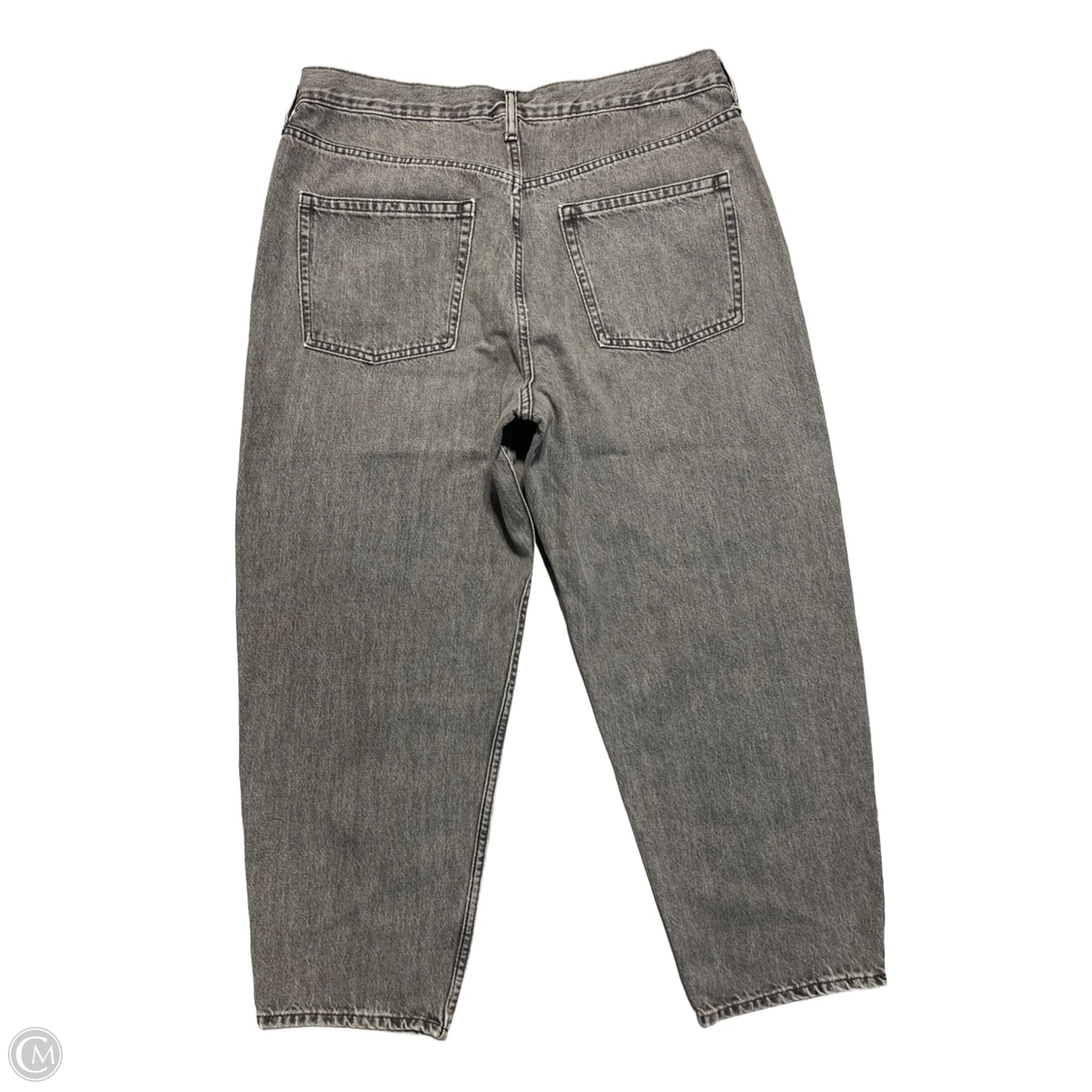 Jeans Straight By Gap In Black, Size: 16