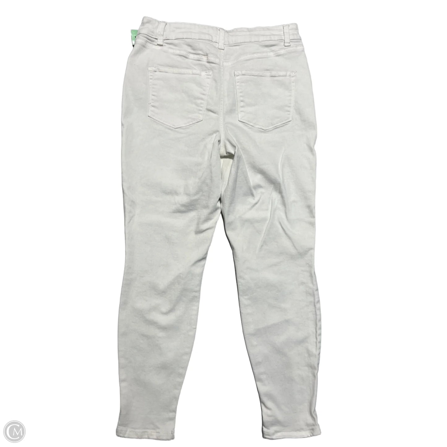 Jeans Skinny By Maurices In White Denim, Size: 10