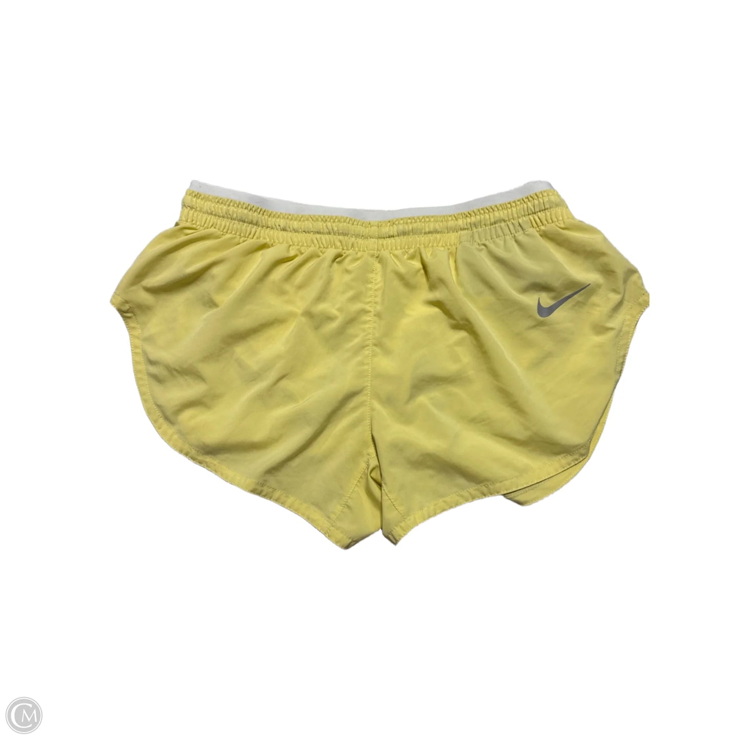 Athletic Shorts By Nike In Yellow, Size: M