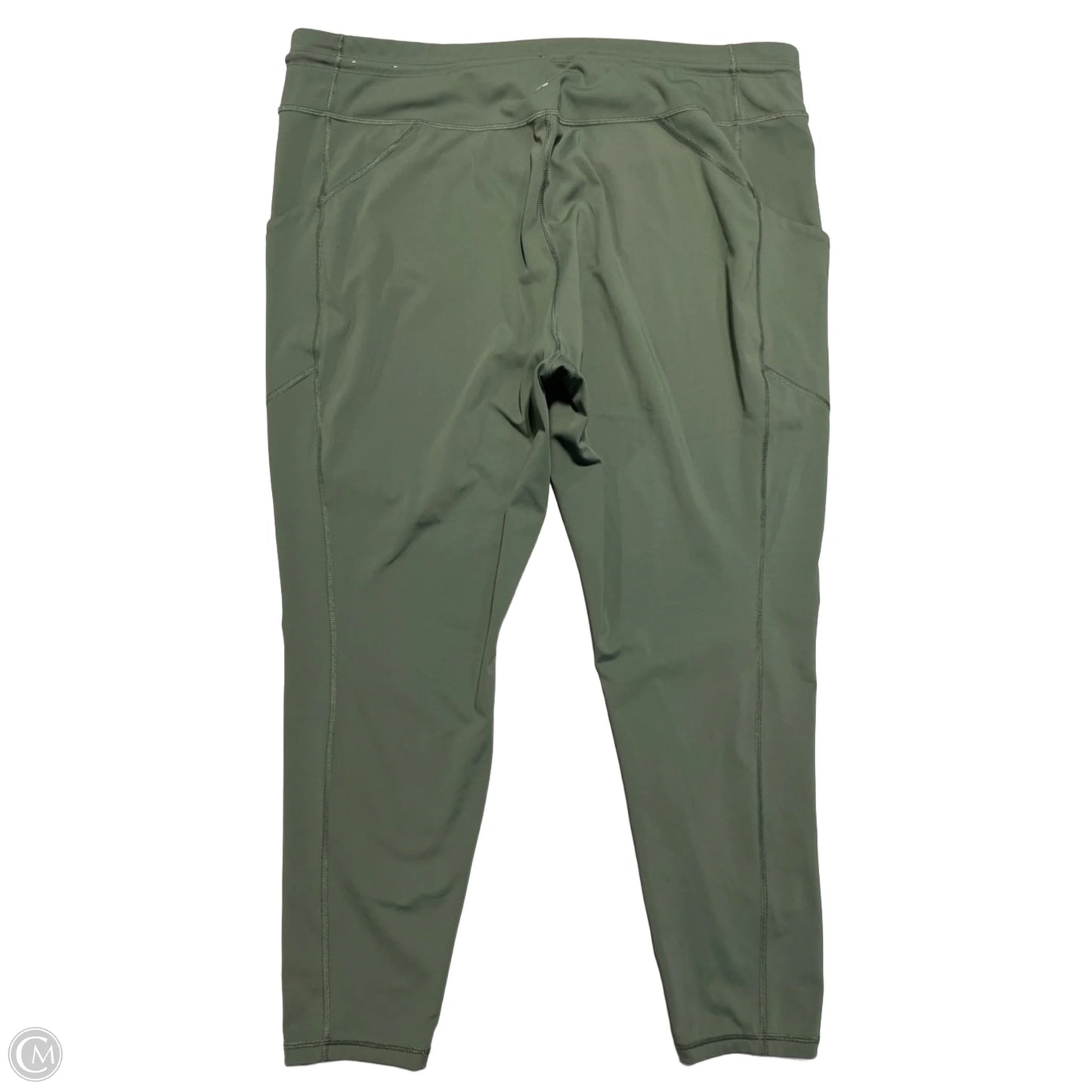 Athletic Capris By Tek Gear In Green, Size: 3x