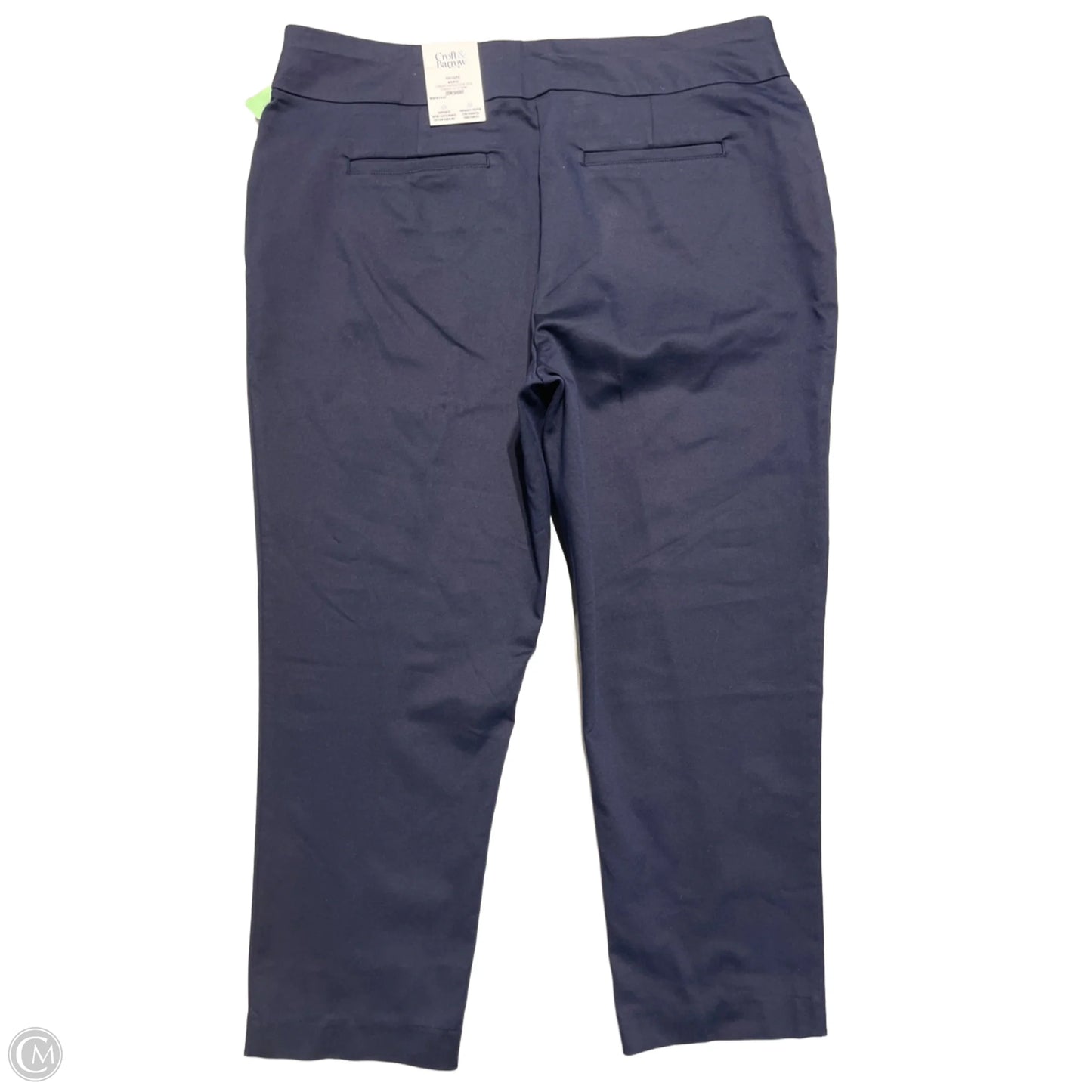 Pants Chinos & Khakis By Croft And Barrow In Navy, Size: 20