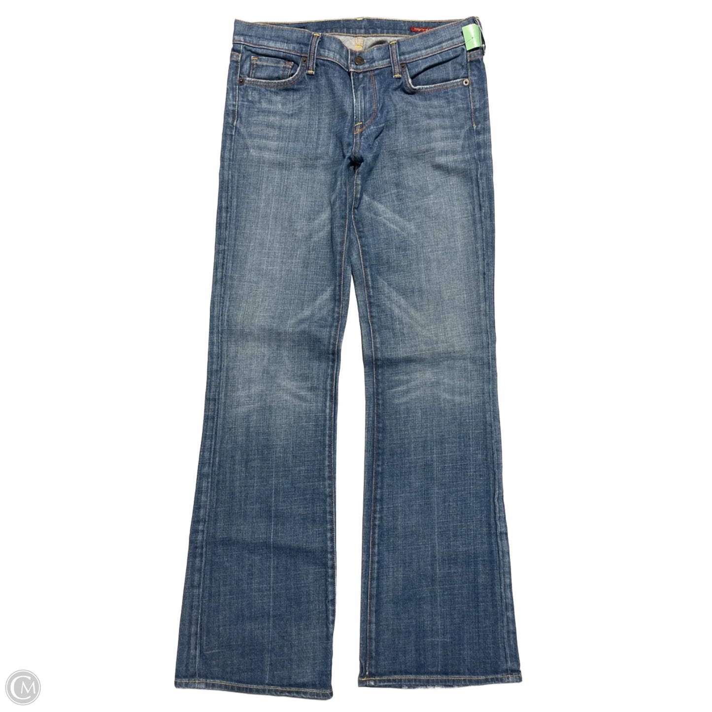 Jeans Flared By 7 For All Mankind In Blue Denim, Size: 6