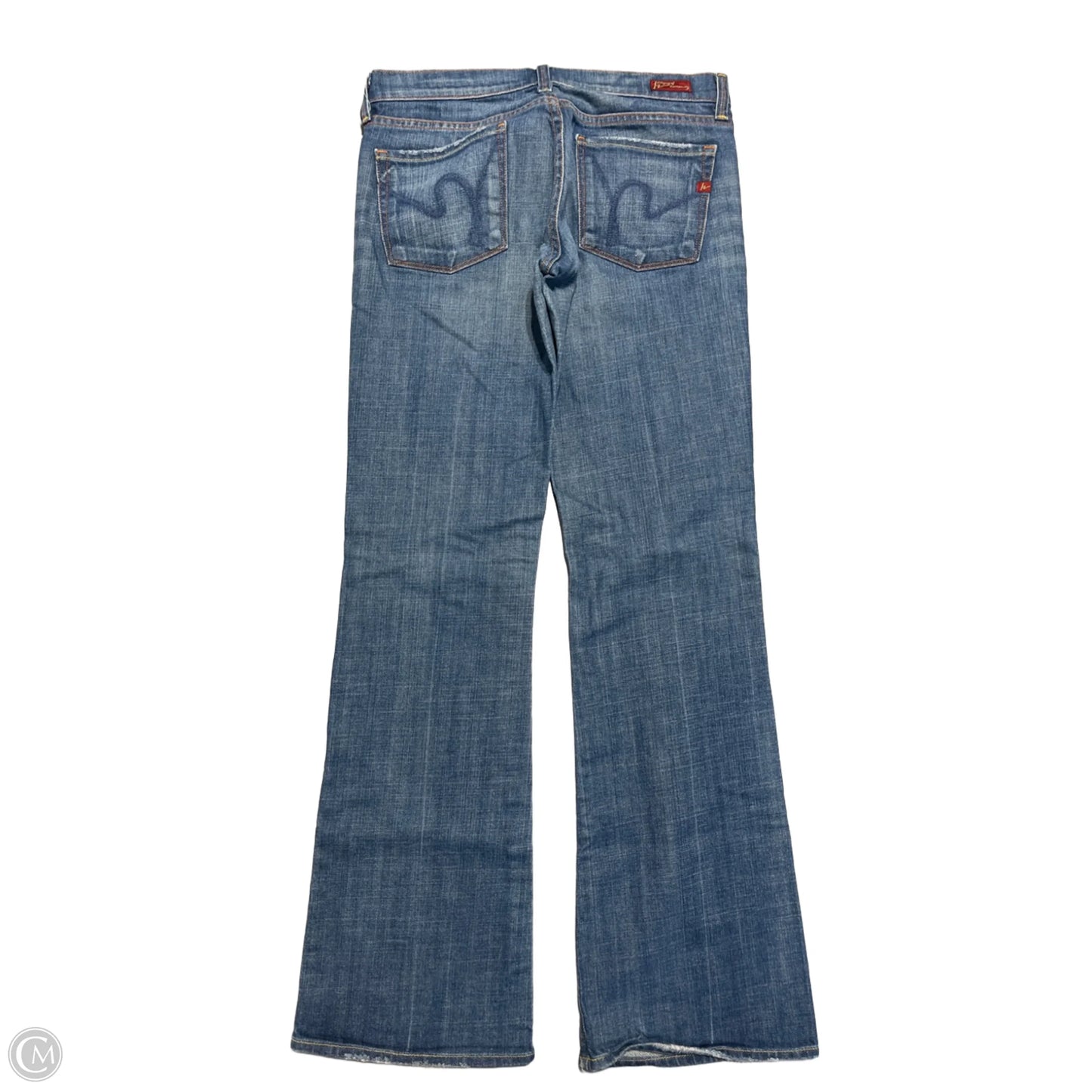 Jeans Flared By 7 For All Mankind In Blue Denim, Size: 6