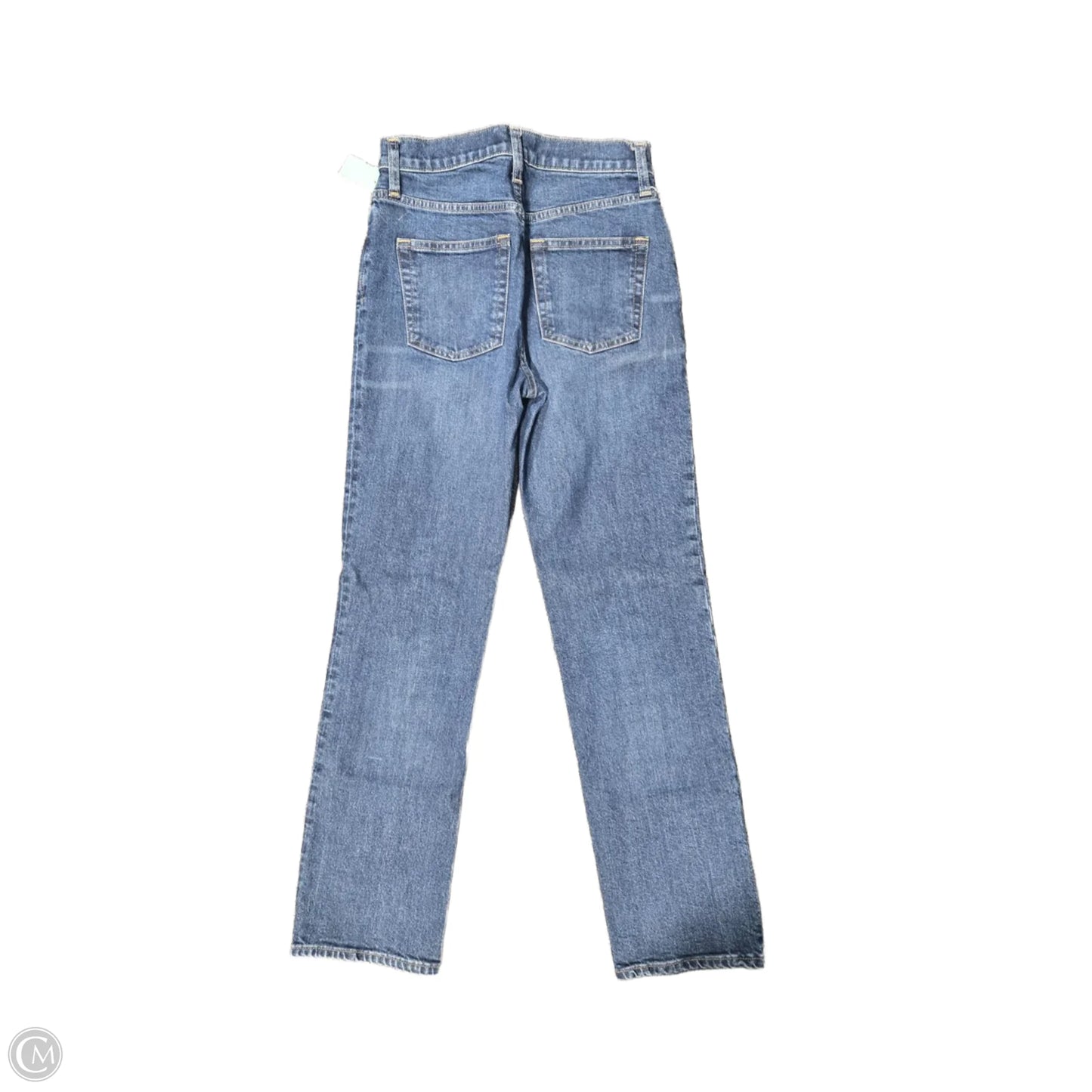Jeans Straight By Gap In Blue Denim, Size: 2