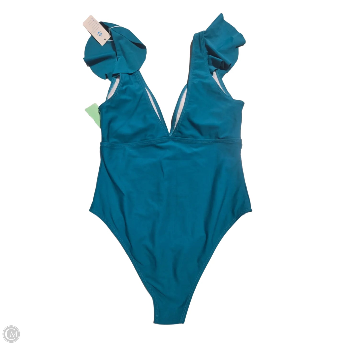 Swimsuit By Cme In Teal, Size: L