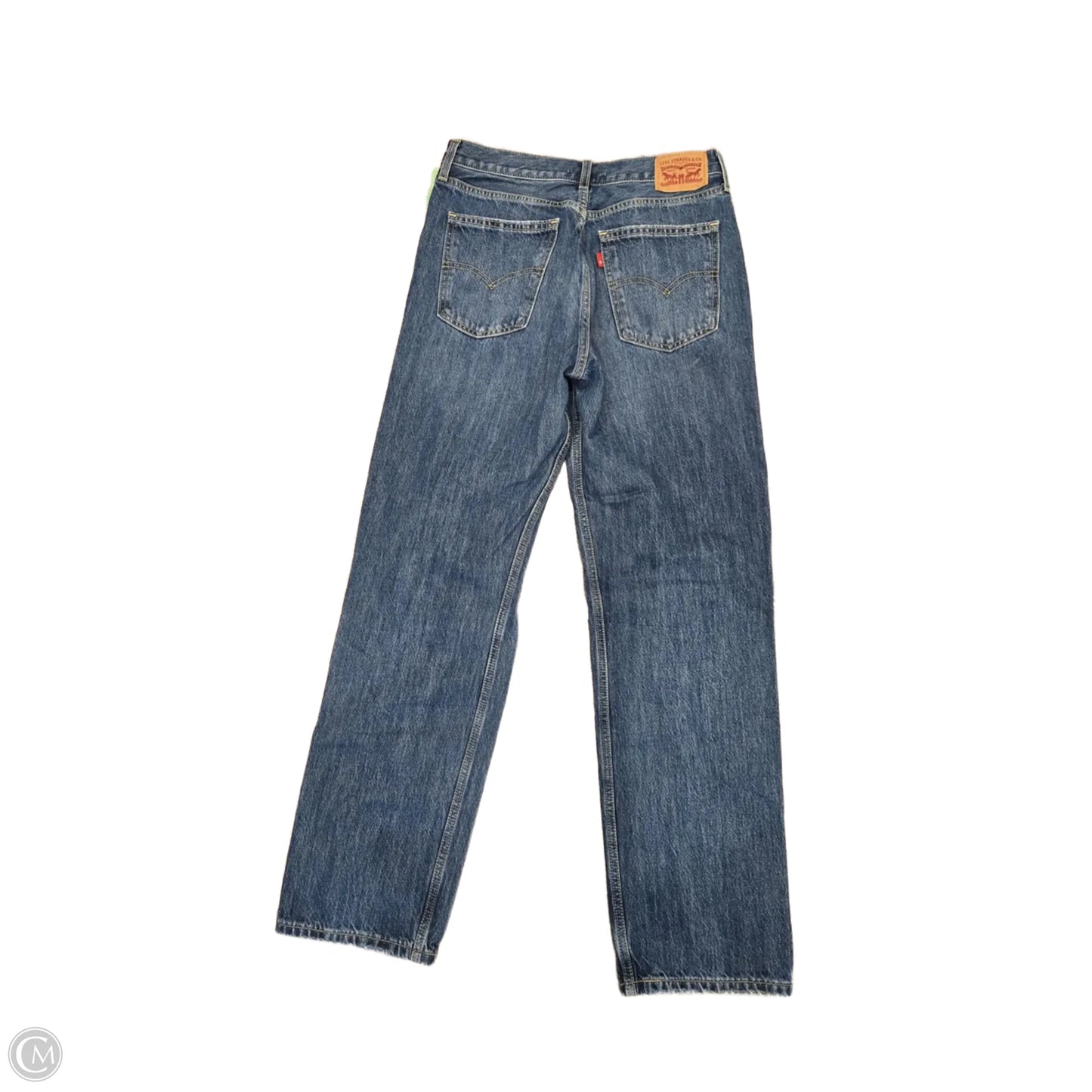 Jeans Wide Leg By Levis In Blue Denim, Size: 6