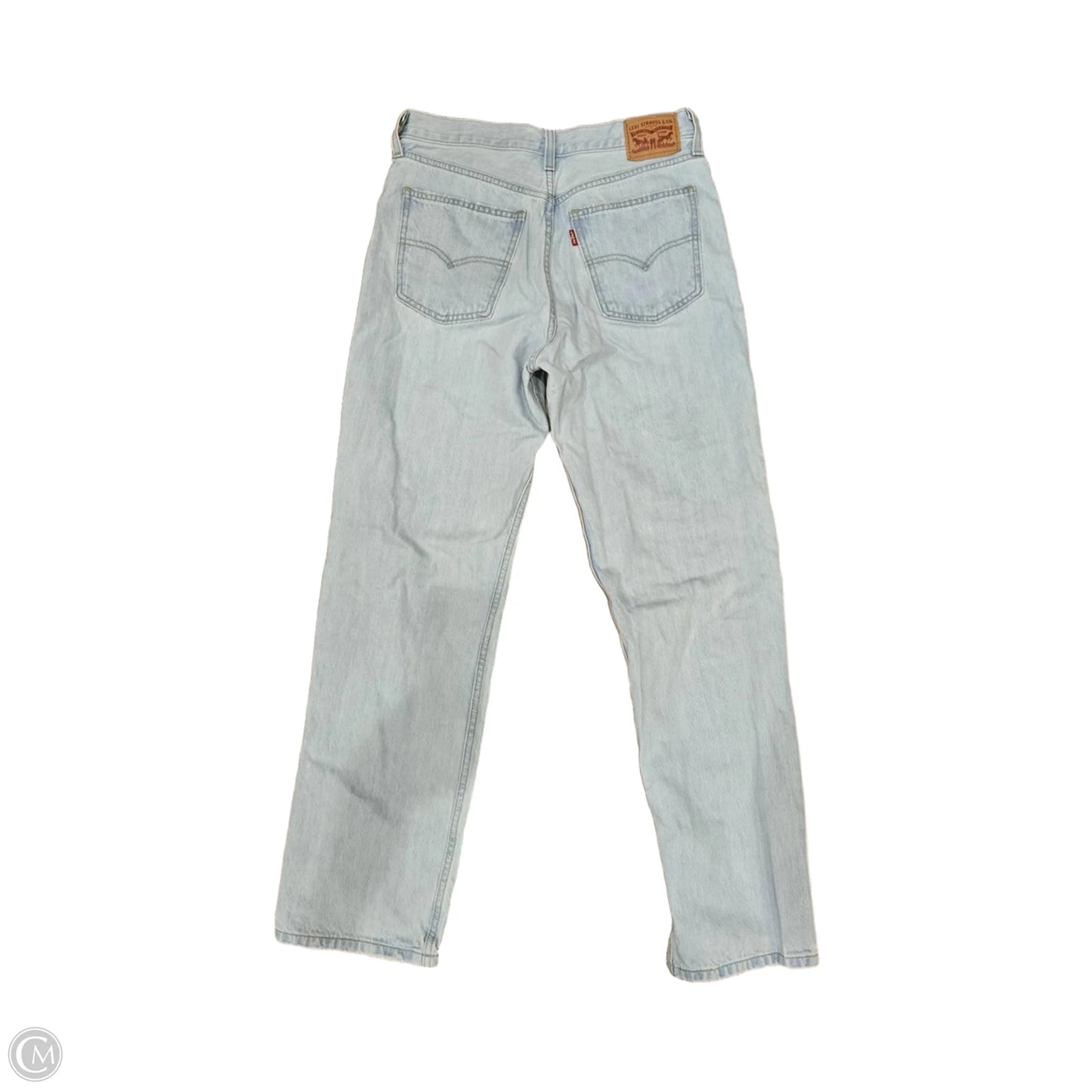 Jeans Wide Leg By Levis In Blue Denim, Size: 6