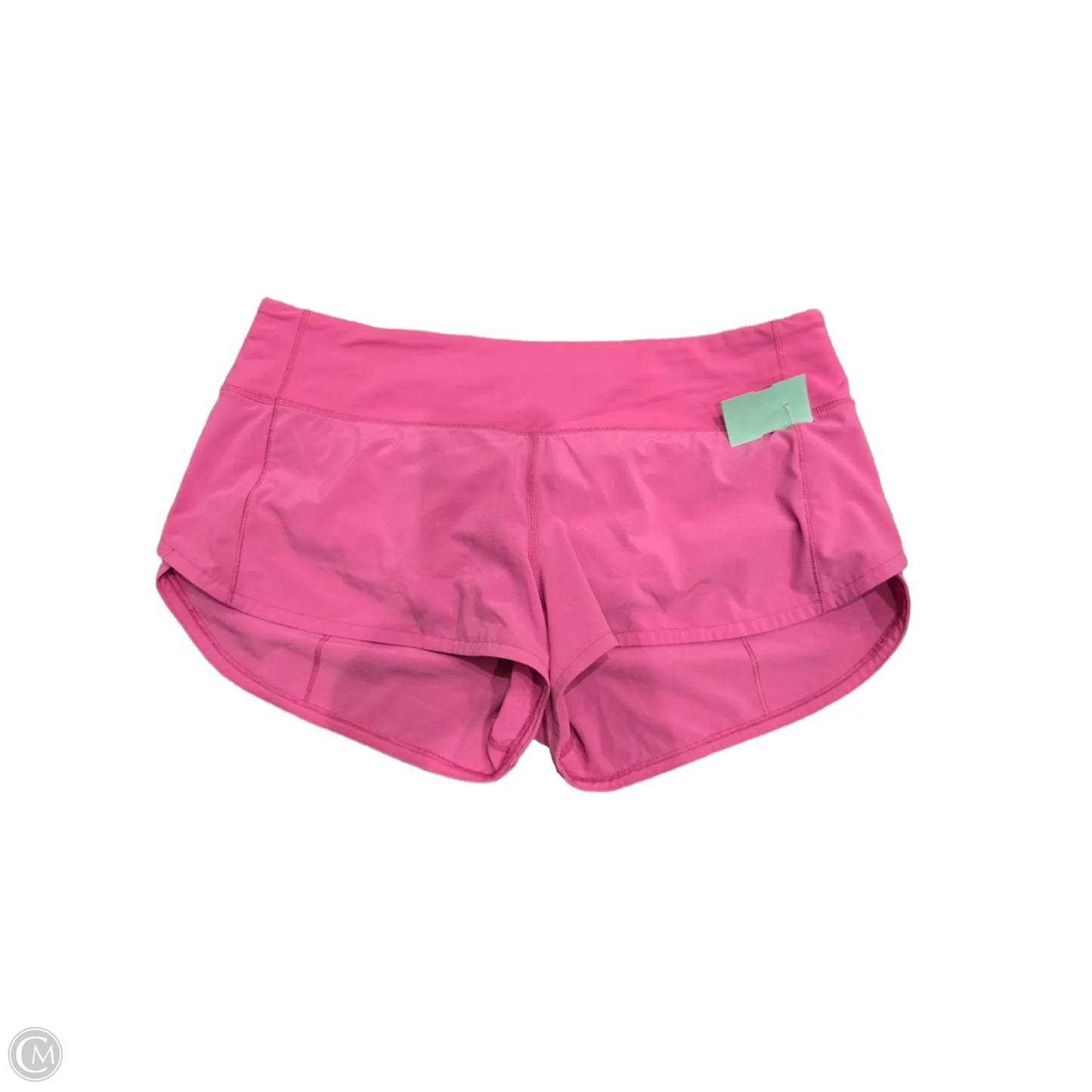 Athletic Shorts By Lululemon In Pink, Size: 8