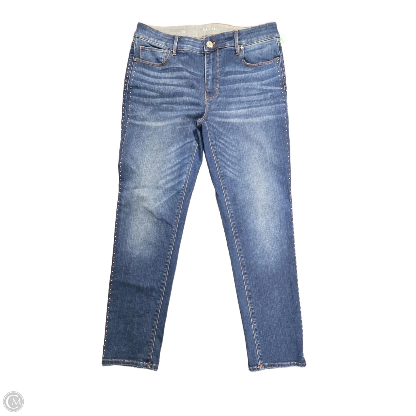 Jeans Skinny By White House Black Market In Blue Denim, Size: 10
