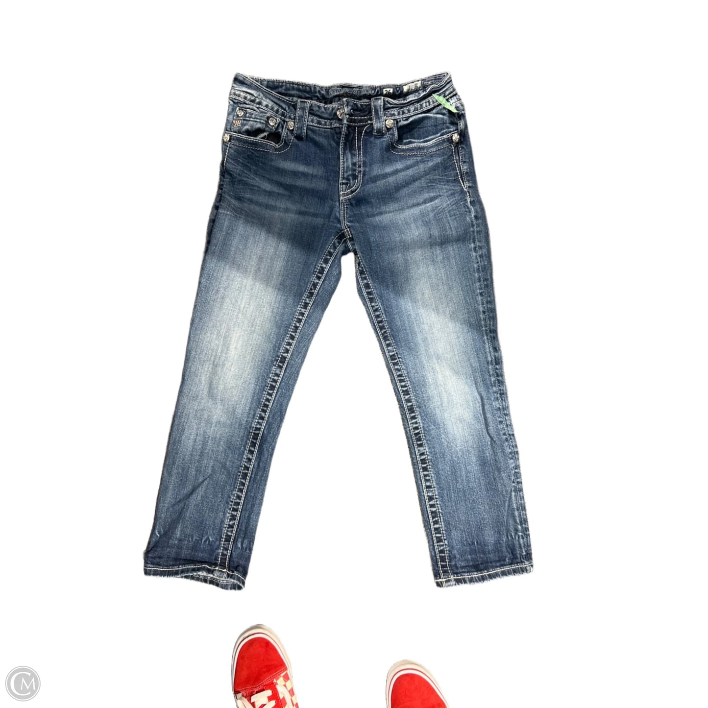 Capris By Miss Me In Blue Denim, Size: 2
