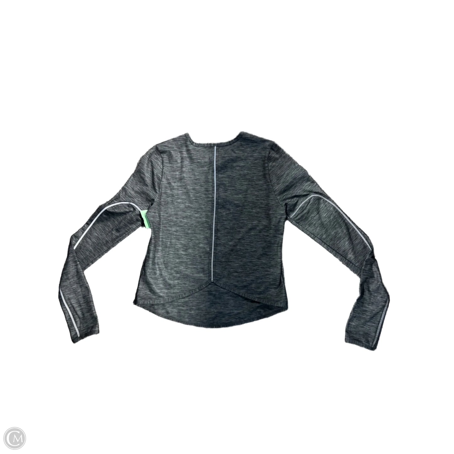 Athletic Top Long Sleeve Crewneck By Nike In Grey, Size: M