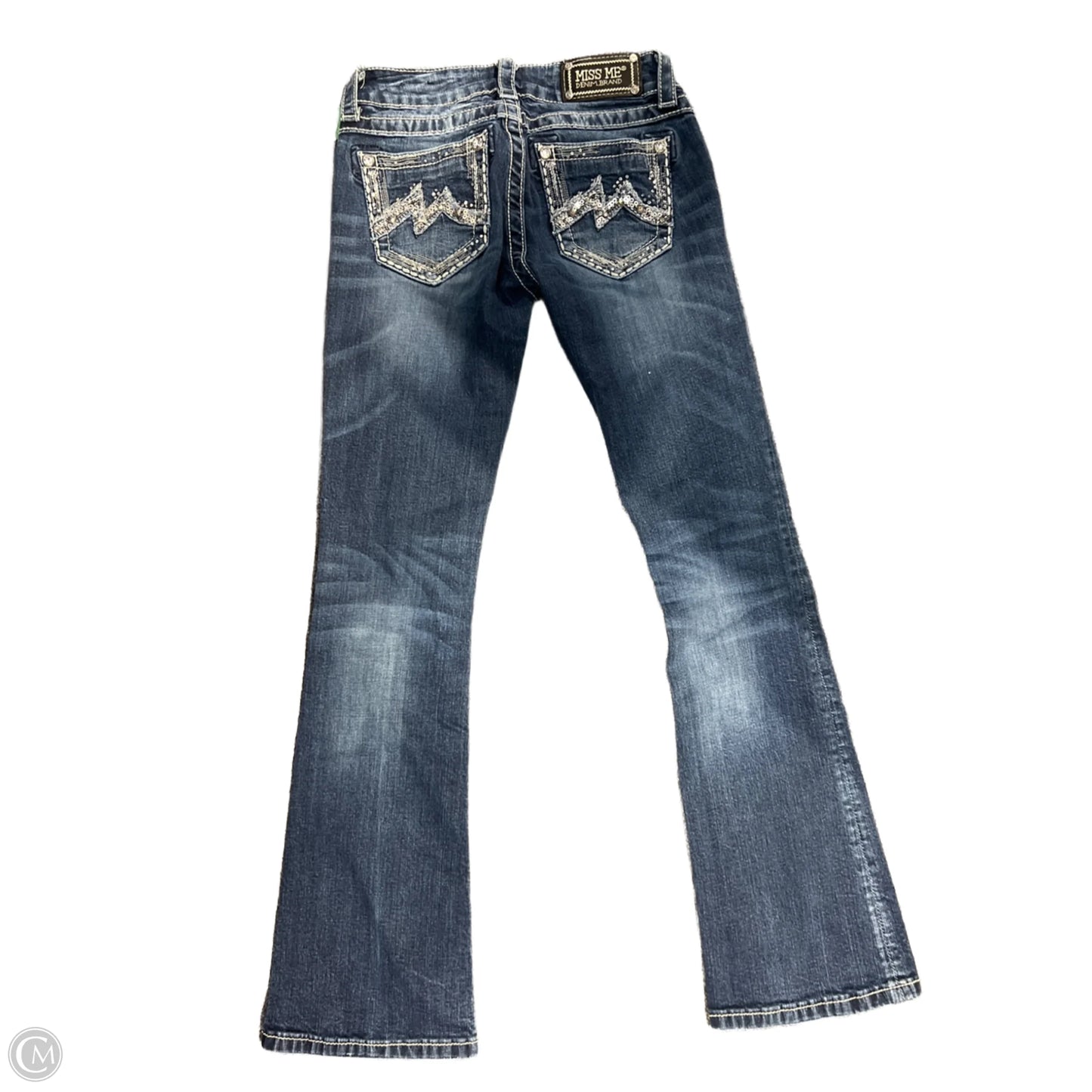 Jeans Boot Cut By Miss Me In Blue Denim, Size: 0