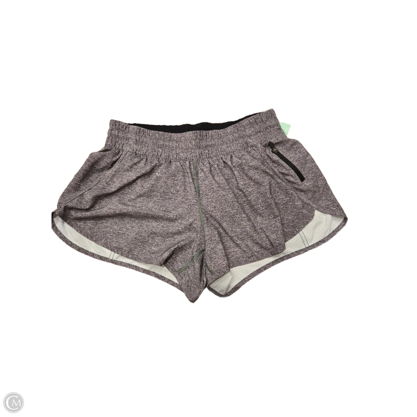 Athletic Shorts By Lululemon In Grey, Size: 12
