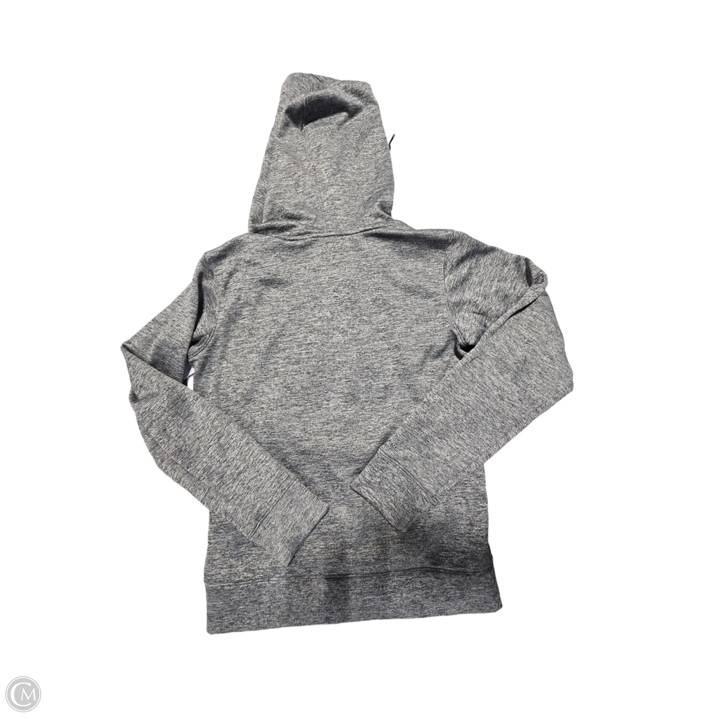 Athletic Sweatshirt Hoodie By Under Armour In Grey, Size: S