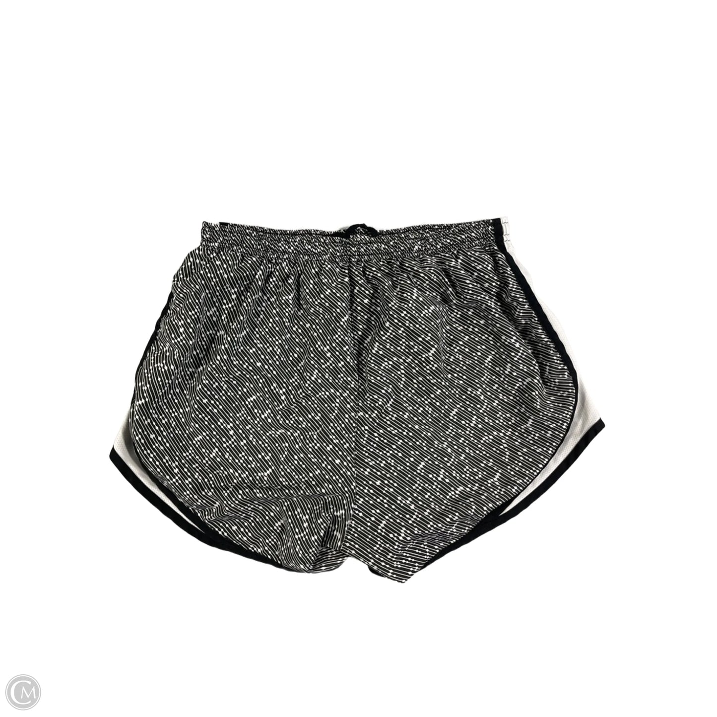 Athletic Shorts By Nike In Black & White, Size: M