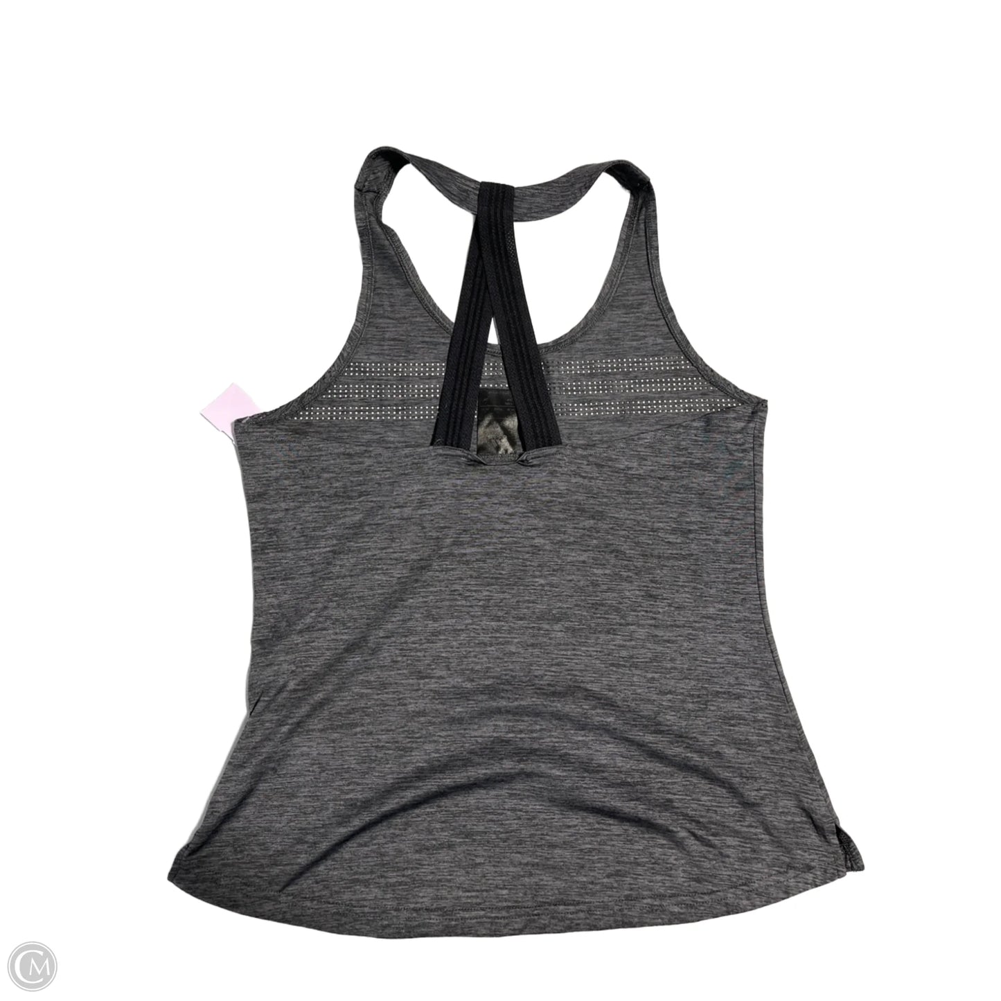 Athletic Tank Top By Adidas In Grey, Size: S