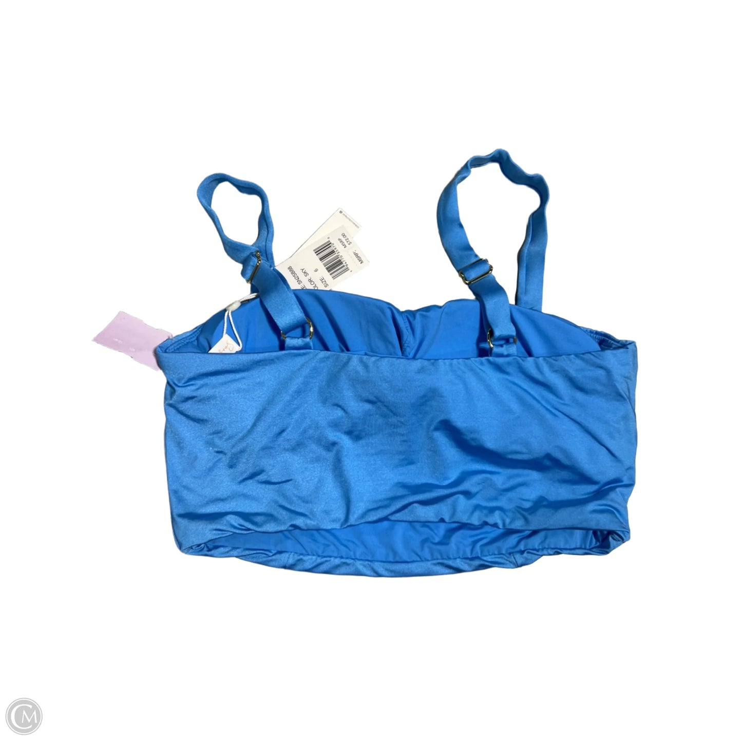 Swimsuit Top By Cmc In Blue, Size: 6