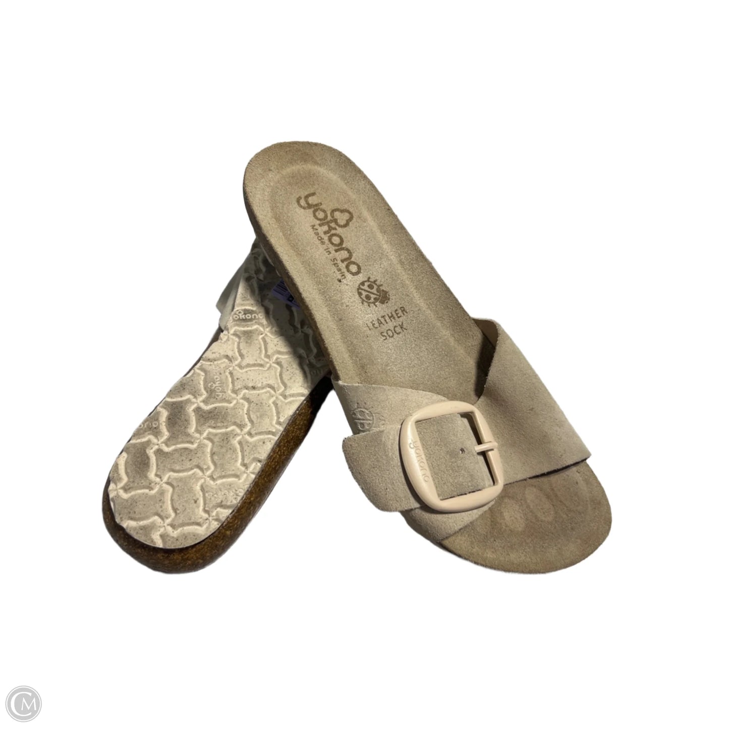 Sandals Flats By Cme In Tan, Size: 8.5