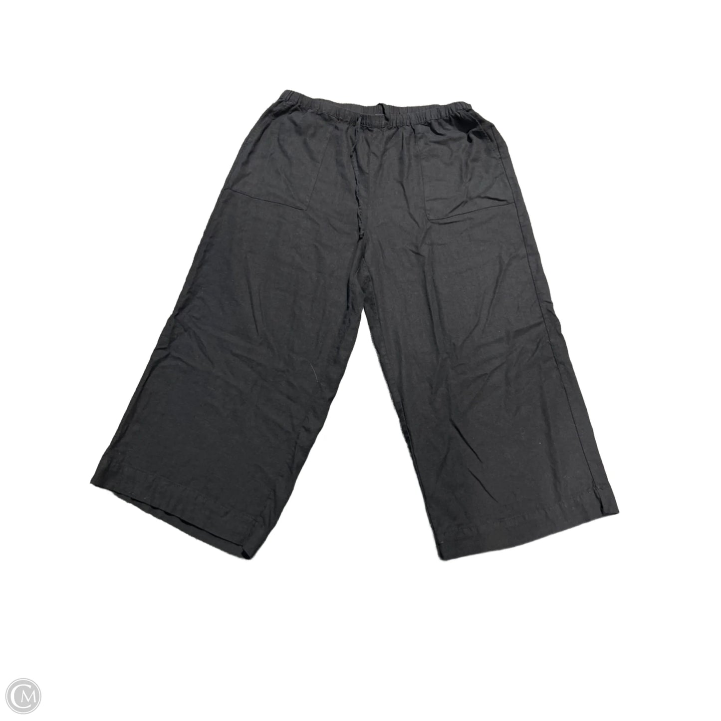 Pants Cropped By Cmc In Black, Size: Xl