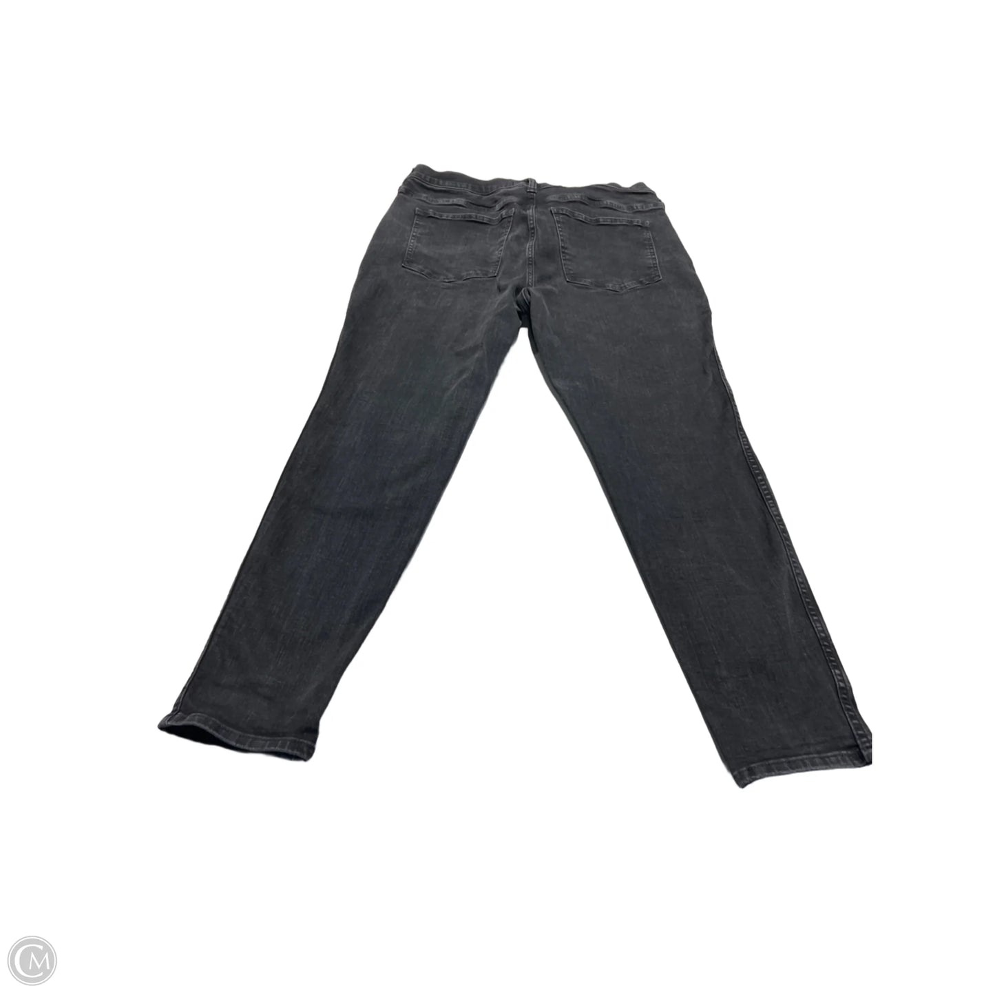 Jeans Skinny By Madewell In Black Denim, Size: 14