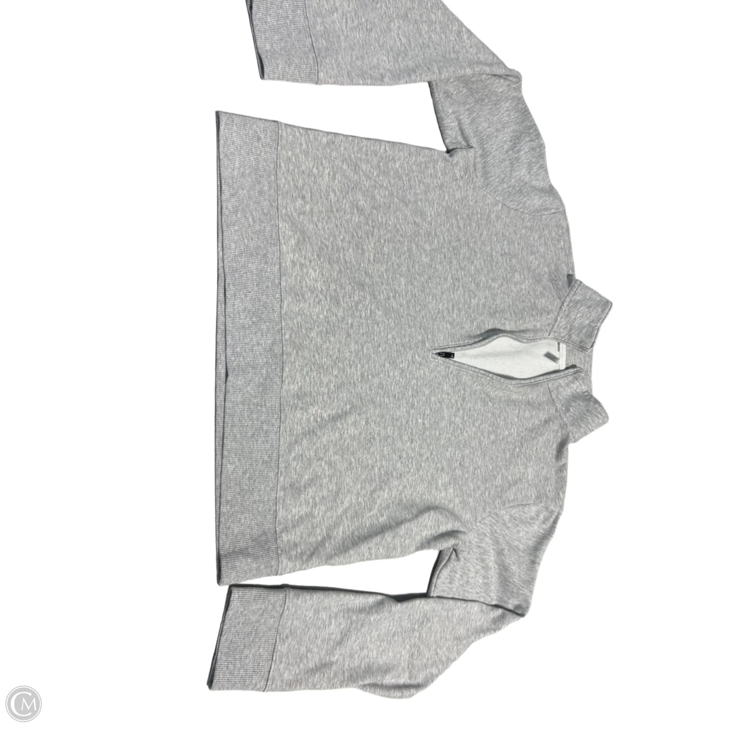 Top Long Sleeve By Cmb In Grey, Size: M