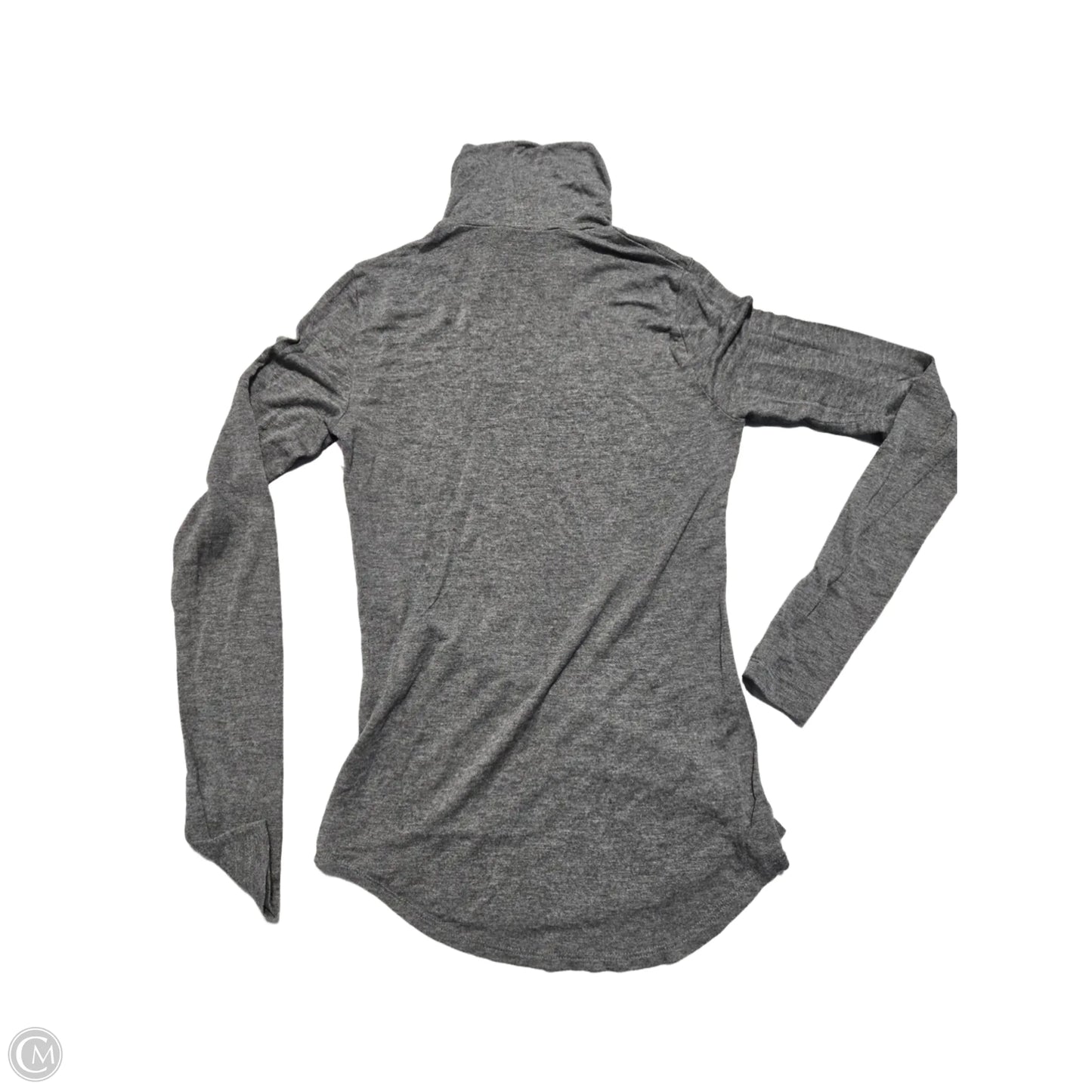 Top Long Sleeve By Fifteen Twenty In Grey, Size: S