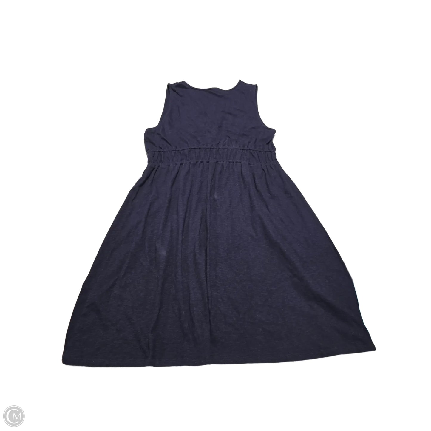 Dress Casual Midi By Talbots In Navy, Size: Xl