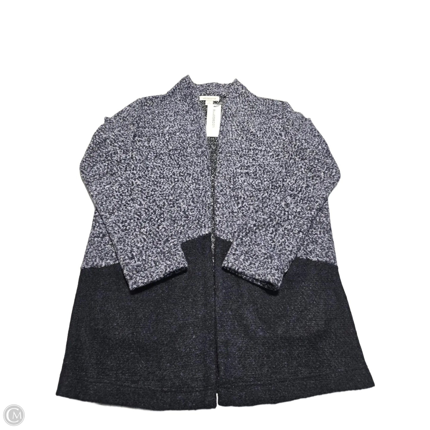 Sweater Cardigan By Liz Claiborne In Blue, Size: S