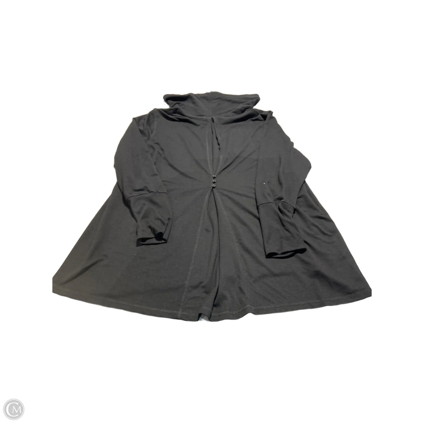 Top Long Sleeve By Cable And Gauge In Black, Size: 1x