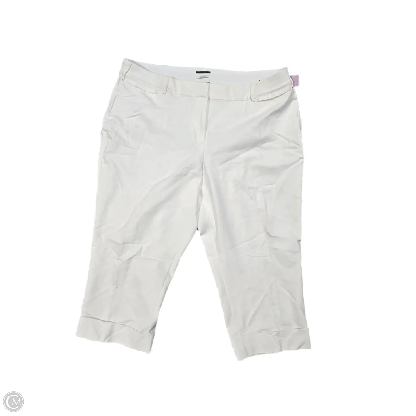 Capris By Lane Bryant In White, Size: 3x