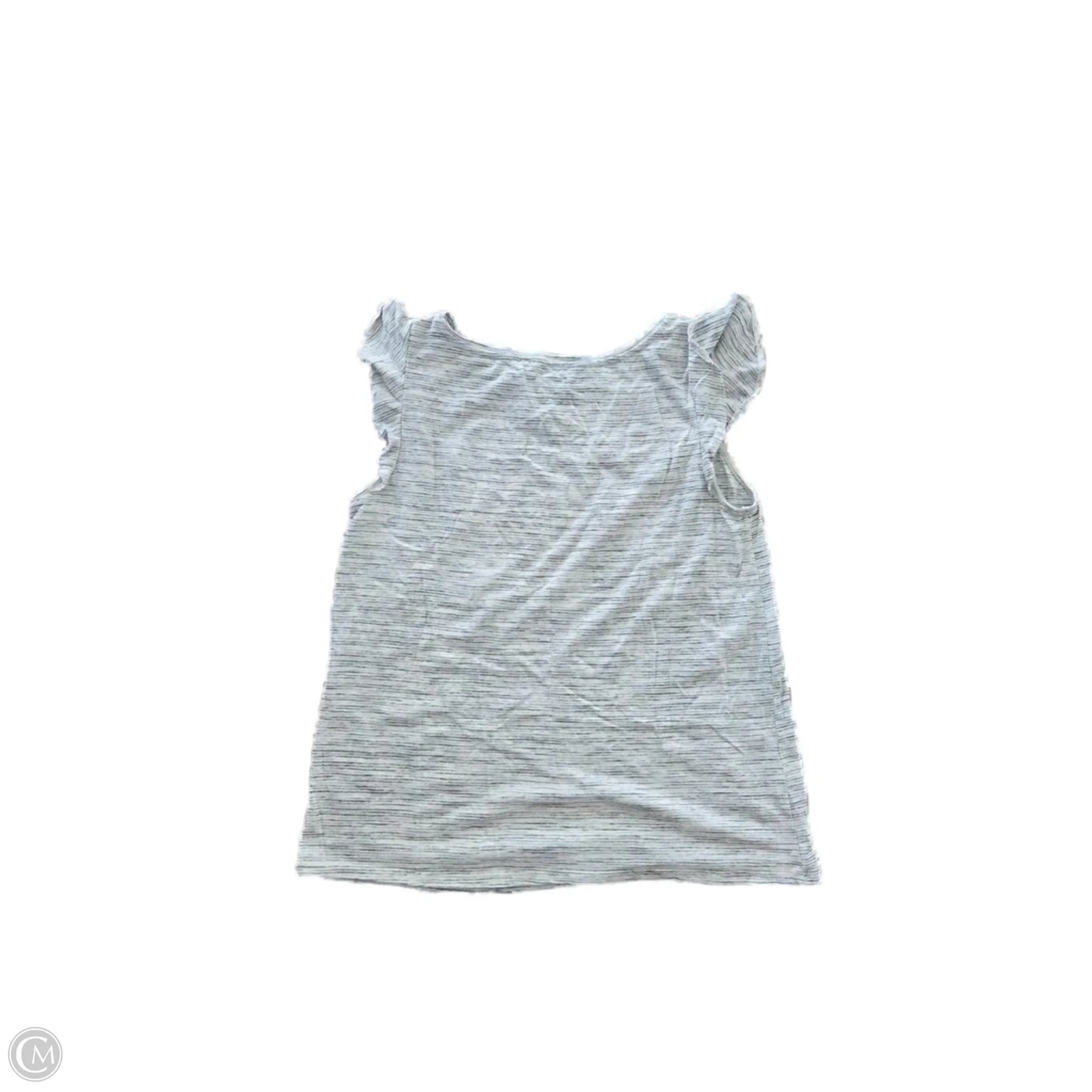 Top Sleeveless By Loft In Striped Pattern, Size: L