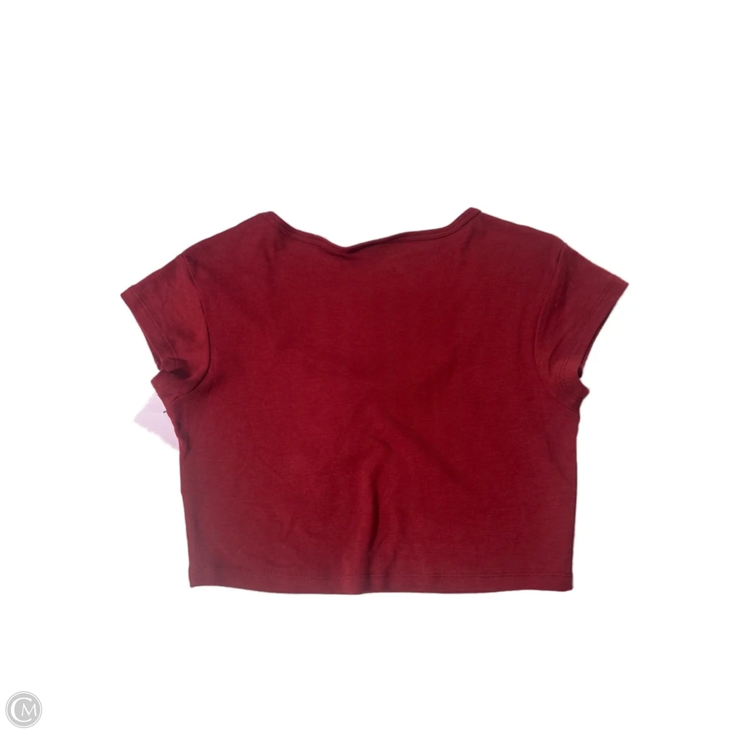 Top Short Sleeve Basic By Cmc In Red, Size: M