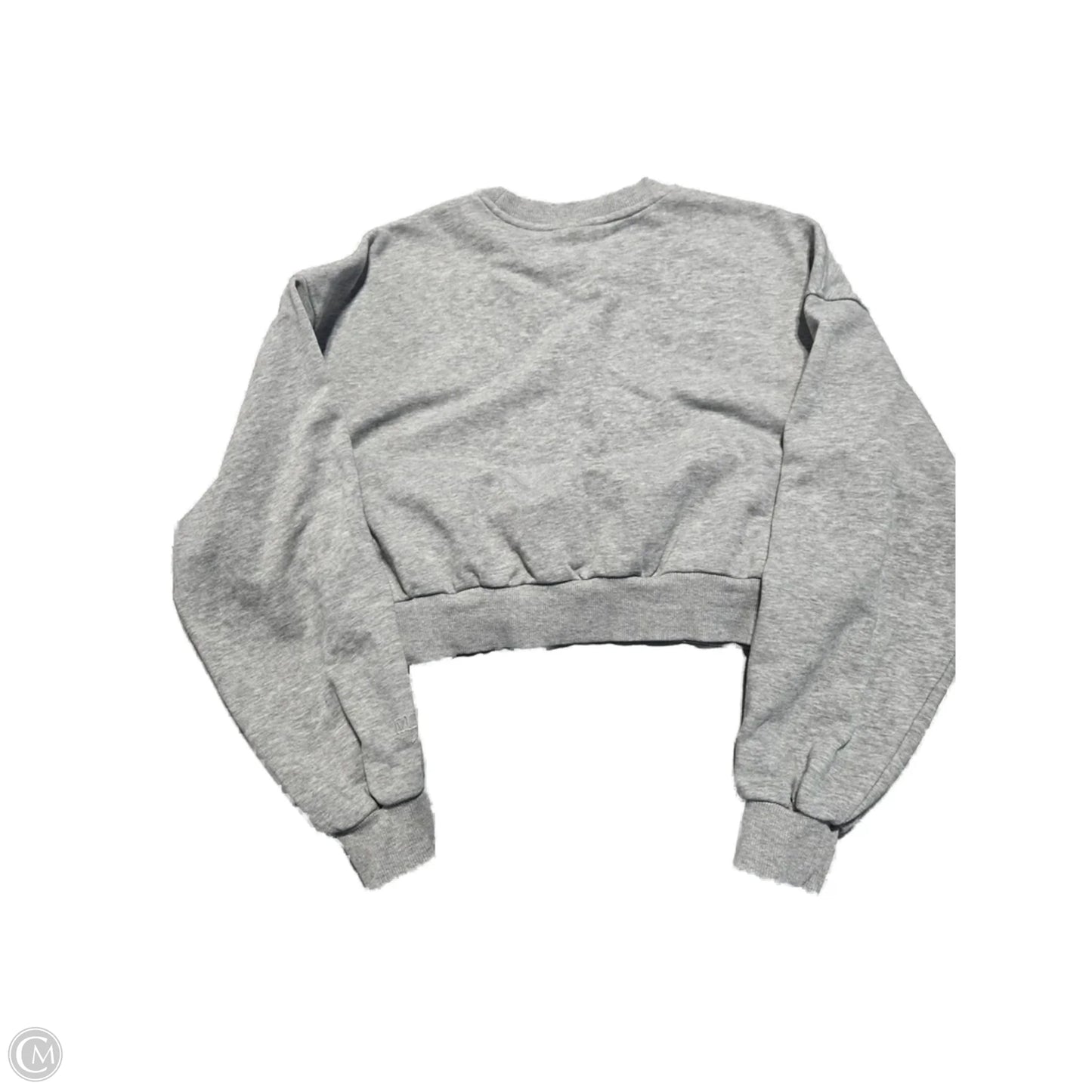Top Long Sleeve By H&m In Grey, Size: S