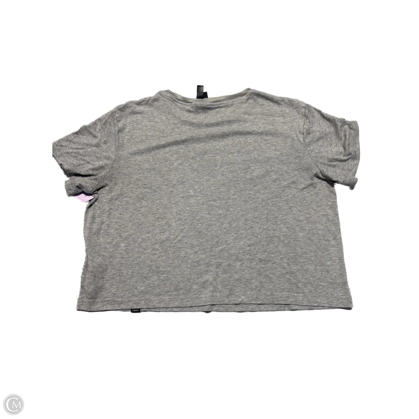 Top Short Sleeve By Adidas In Grey, Size: Xl