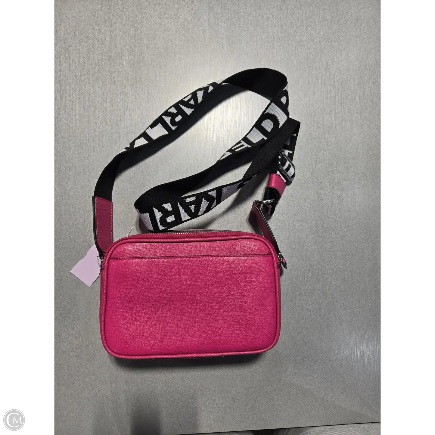 Crossbody Leather By Karl Lagerfeld, Size: Small