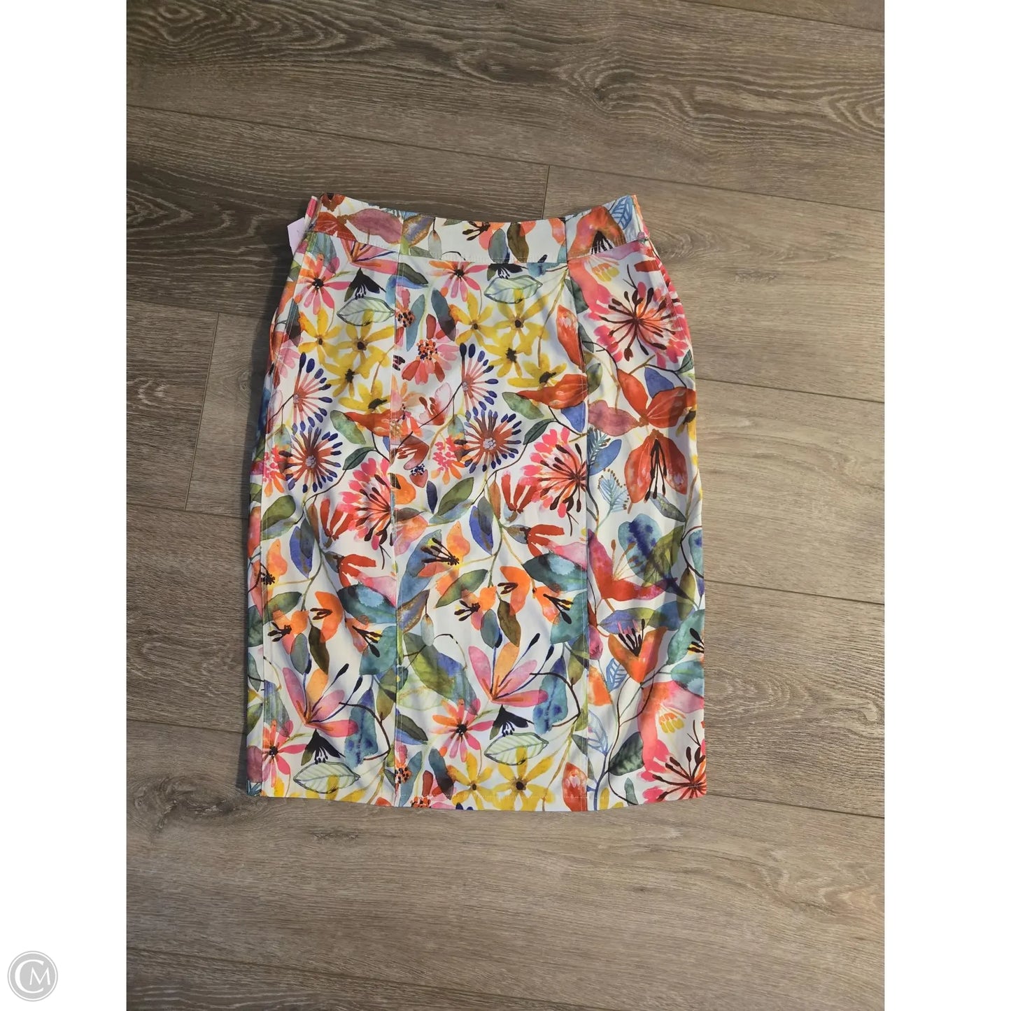 Skirt Mini & Short By Cmc In Floral Print, Size: L