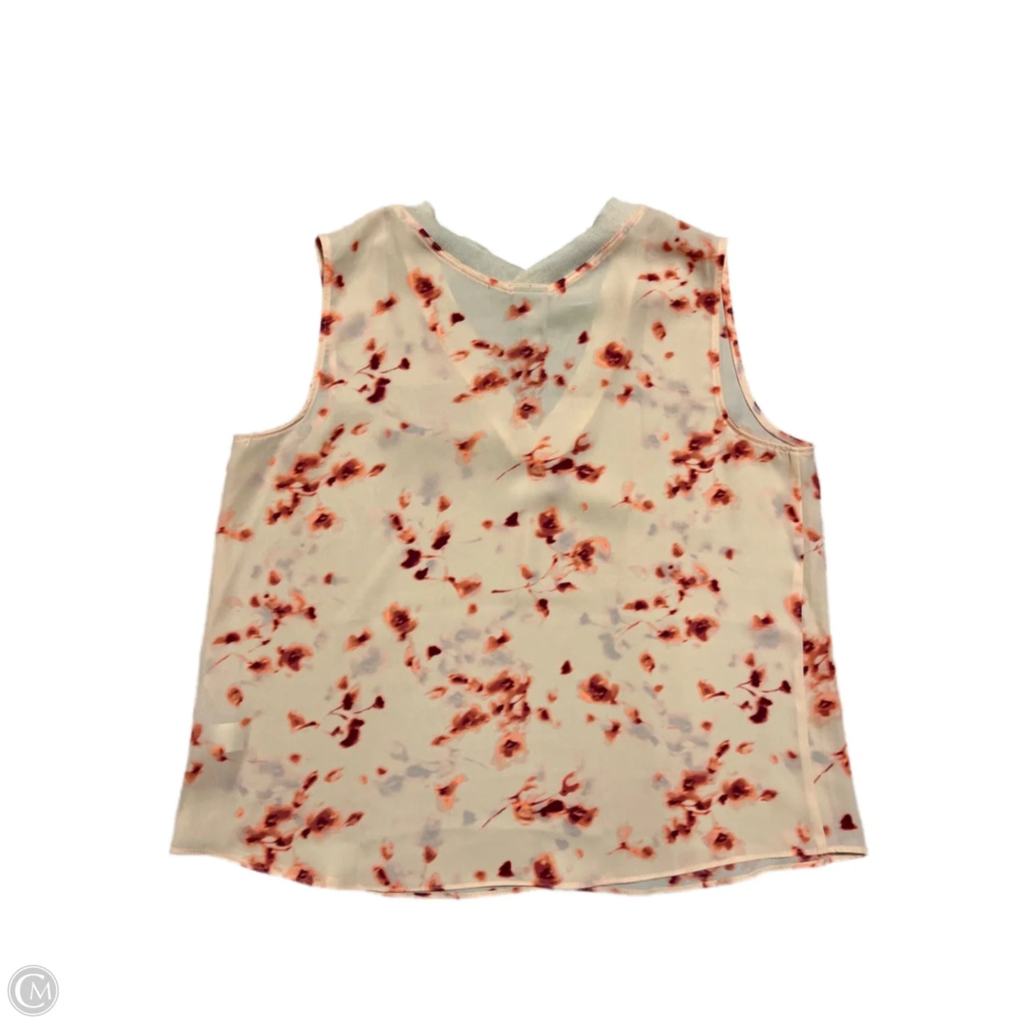 Tank Top By Worthington In Peach, Size: L